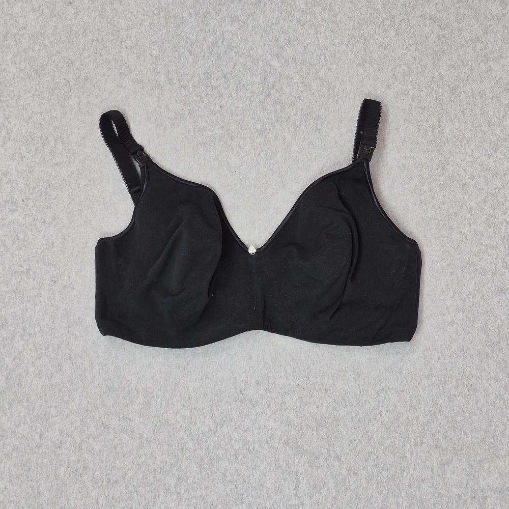 Cake Lingerie Women Bra 36E Black Nursing Dark Croissant T Shirt Underwired